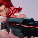 Black Widow nude mod aiming sniper rifle in Marvel Rivals