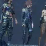 Lune nude mod in party cutscene with other characters