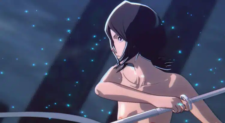 Rukia nude mod preparing for combat in BLEACH Rebirth of Souls