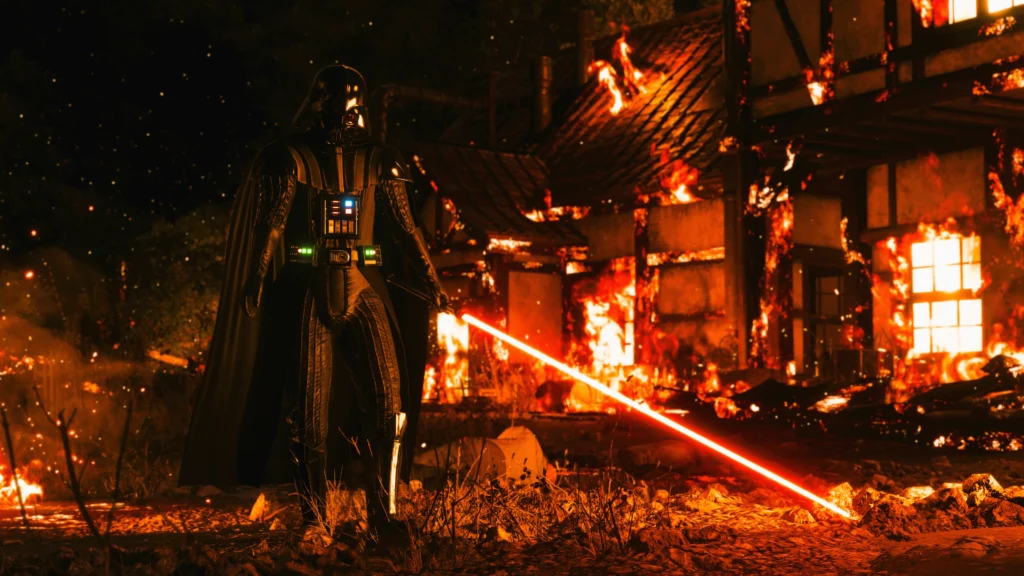 Experience the power of the Dark Side in Final Fantasy VII Rebirth with the Darth Vader Mod. Replace Sephiroth with the Sith Lord in stunning high-resolution detail.