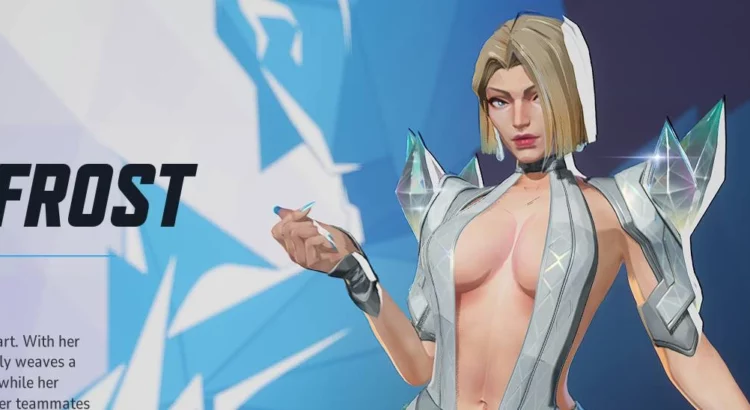 Emma Frost in her White Queen Diamond Temptress form from Marvel Rivals. This mod enhances her iconic look with stunning diamond textures and powerful Vanguard aesthetics.
