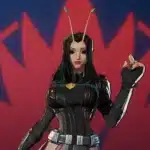 Mantis in the Thicc and Skimpy Mod for Marvel Rivals, showcasing a sleek, battle-ready design with enhanced armor and bold textures.