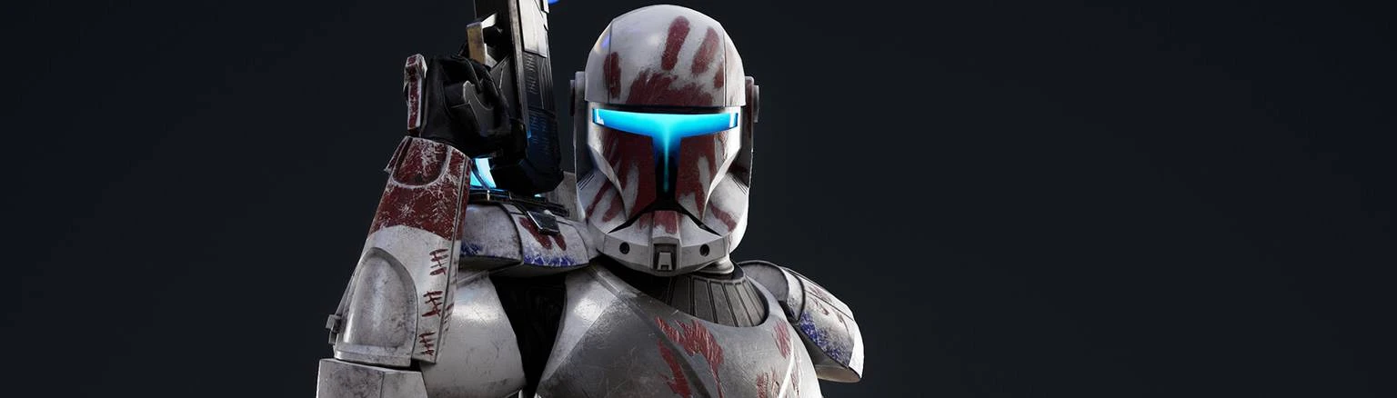 High-resolution image of Sev from Star Wars in Helldivers 2 mod, showcasing detailed armor textures and immersive battle environments.