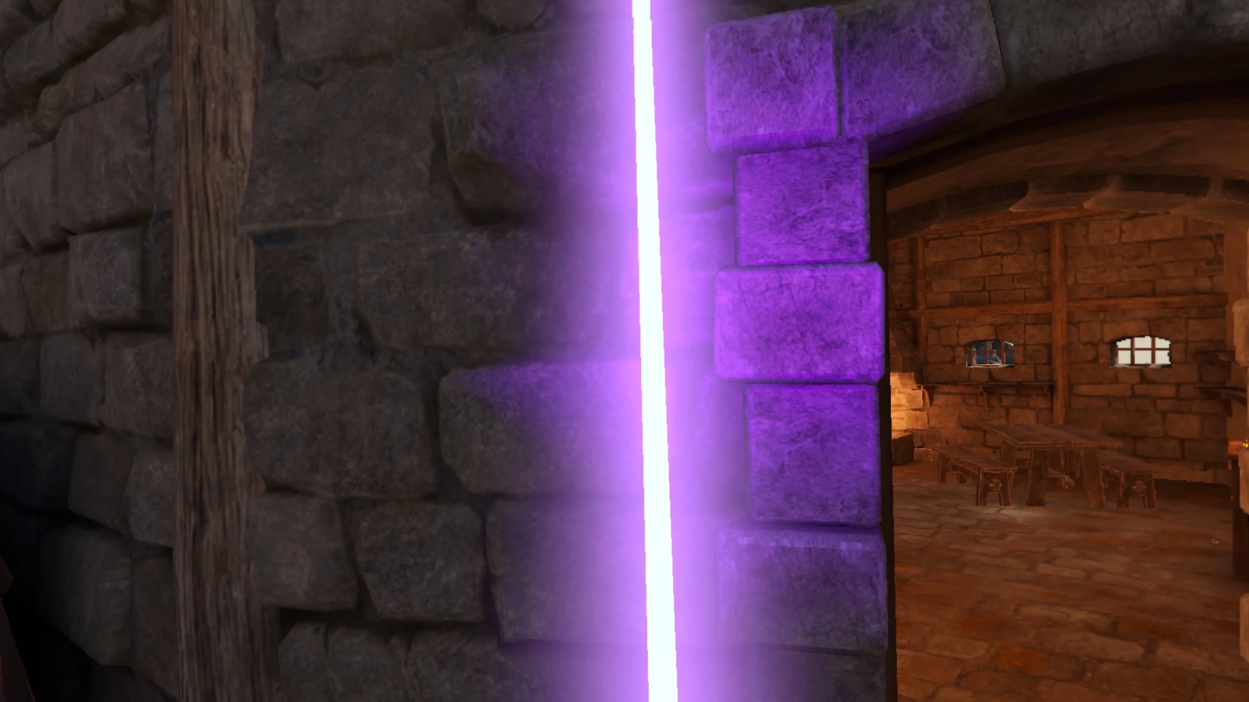Vibrant Purple Lightsaber from Blade & Sorcery: Nomad - The Old Republic Crystal Expansion