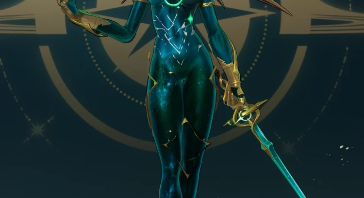 Front view of Hela character model in Marvel Rivals after skirt removal mod