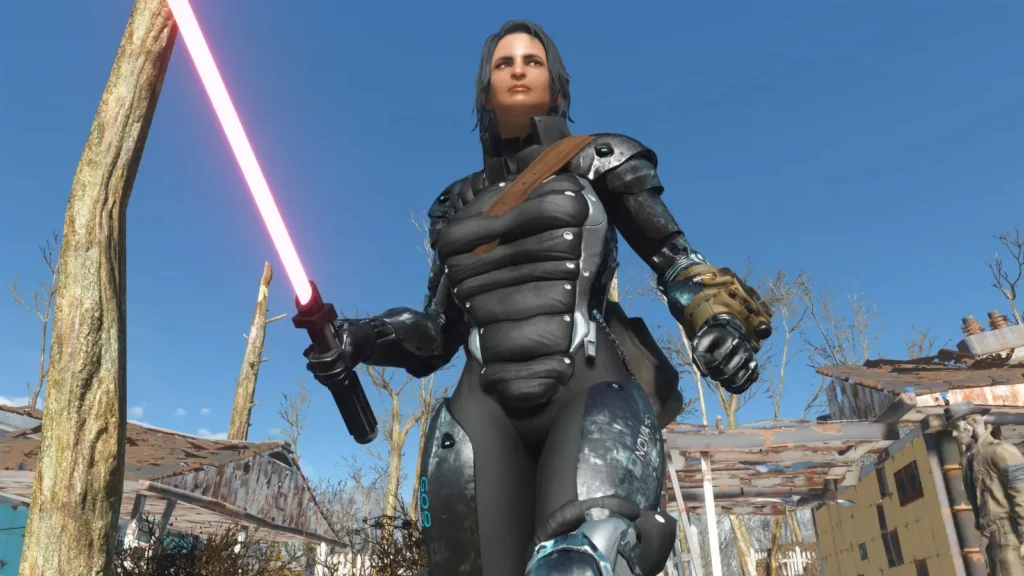 Bring the iconic Star Wars lightsaber to Fallout 4. Customize hilt styles, blade colors, and sound effects as you carve your way through the Commonwealth.