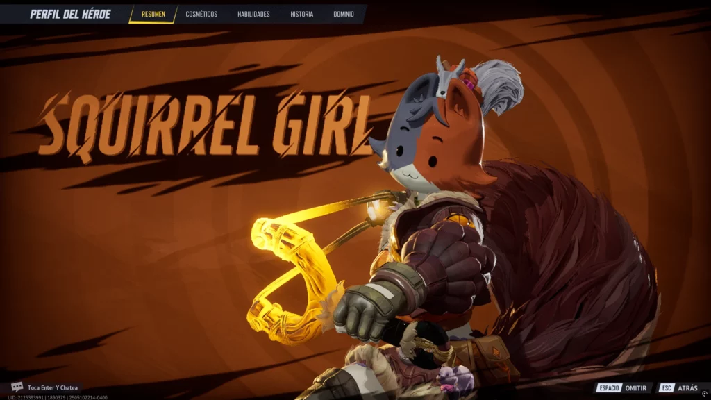 Squirrel Girl strikes a powerful pose after a victorious match in Marvel Rivals. Her unique costume and animated flair bring a fresh twist to the classic Marvel universe.
