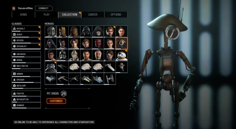 Pit Droid highlighted as a playable hero in Battlefront II mod