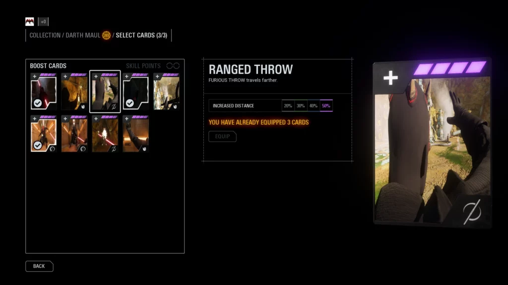 Upgrade Darth Maul with the Crimson Dawn Mod for Battlefront II. Includes new star cards, text changes, and lore-based styling inspired by Solo: A Star Wars Story.
