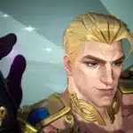 Close-up of Muscular Star-Lord in the Gala Skin mod for Marvel Rivals. Detailed armor, piercing gaze, and sleek design make this mod a must-have for fans of the character.