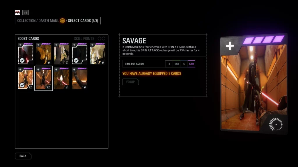 Upgrade Darth Maul with the Crimson Dawn Mod for Battlefront II. Includes new star cards, text changes, and lore-based styling inspired by Solo: A Star Wars Story.