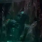 Boba Fett trapped inside the Sarlacc’s stomach lining