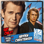 Hayden Christensen Comic Con Scotland 2025 special guest promo with Anakin Skywalker imagery