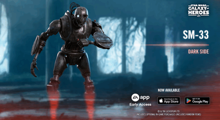 SM-33 Droid Kit Reveal in Star Wars: Galaxy of Heroes