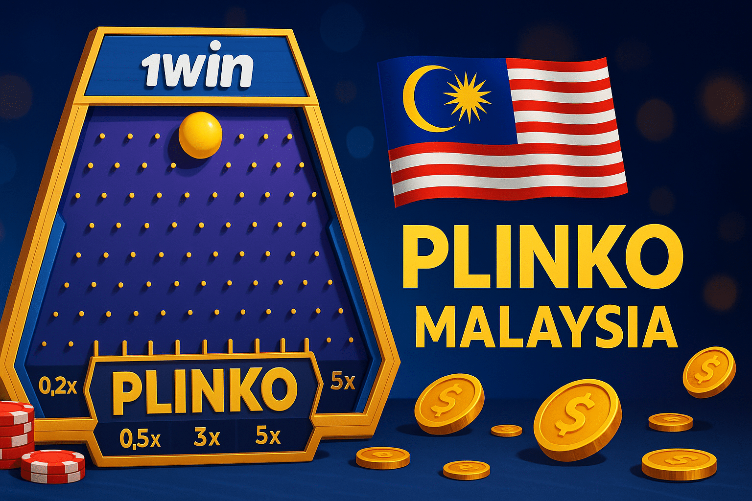 Plinko on 1win Malaysia: How to Play & Win Big in MYR