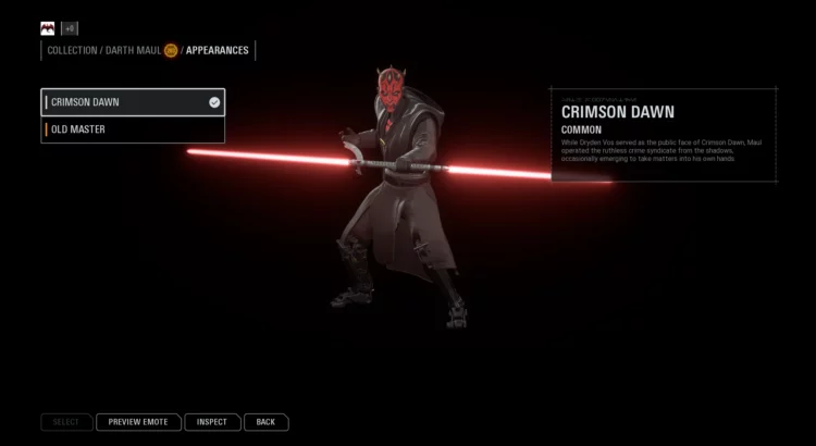 Star Wars Battlefront II: Crimson Dawn Maul Mod – Star Cards and Text With a Side of Dark Side Sass