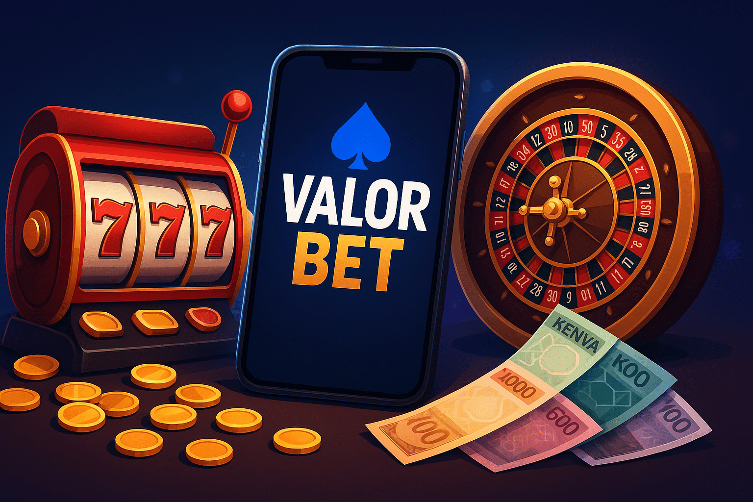 Play Big at Valor Bet Casino Kenya Online: Jackpot Slots, Roulette, and Local Payments