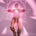 Doctor Strange mod casting magic while glowing with pink energy