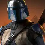 Blade and Sorcery mod screenshot of Boba Fett and Mandalorian warriors in Star Wars 1313 armor