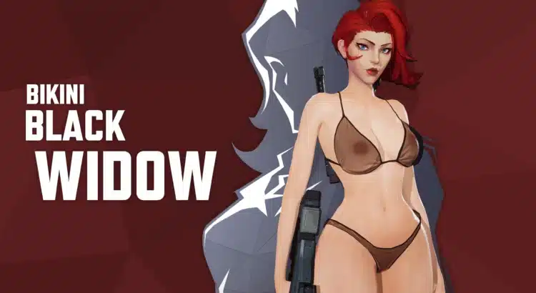 Marvel Rivals Bikini Black Widow mod showcase