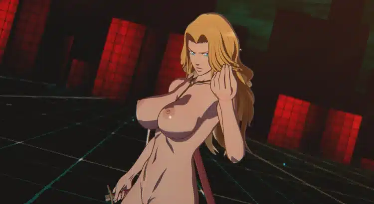 Rangiku Matsumoto striking a confident pose in BLEACH: Rebirth of Souls mod