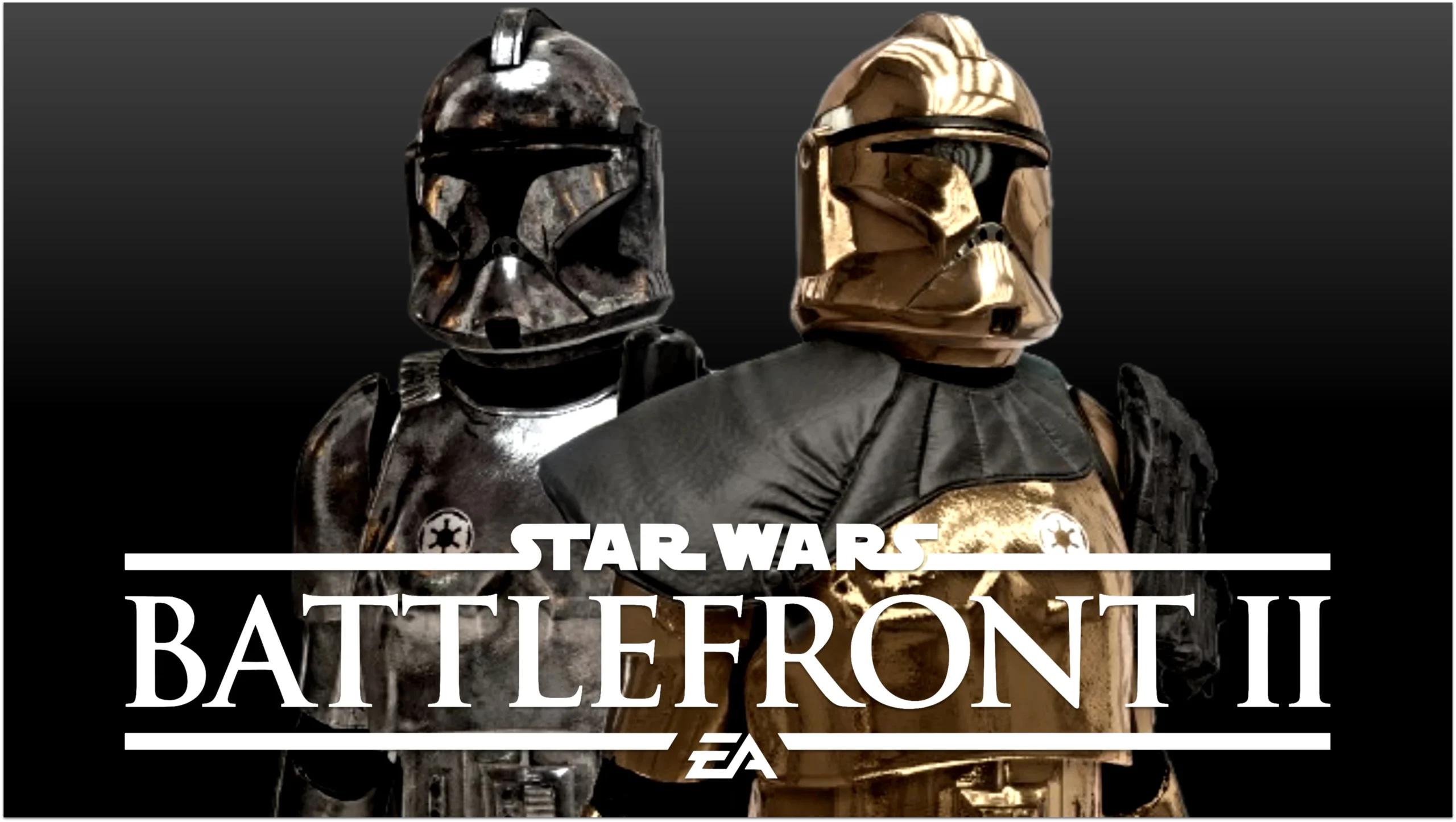 Chrome Clone and Bling Trooper posing like it’s payday