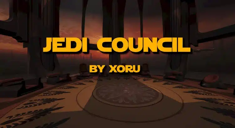 Jedi Council title screen in Blade & Sorcery mod by Xoru