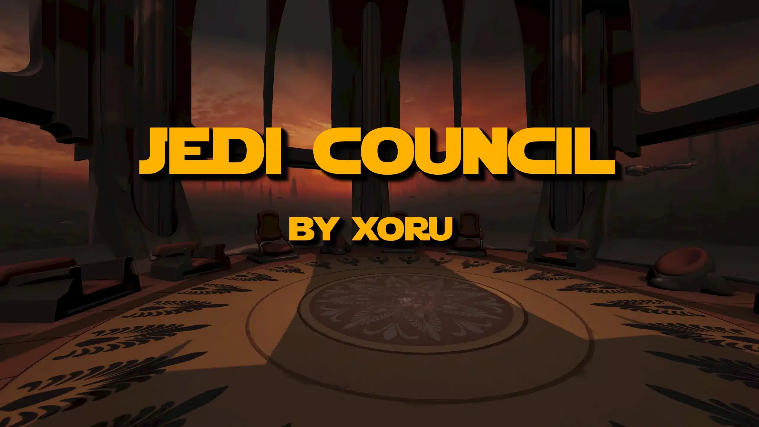 Jedi Council title screen in Blade & Sorcery mod by Xoru