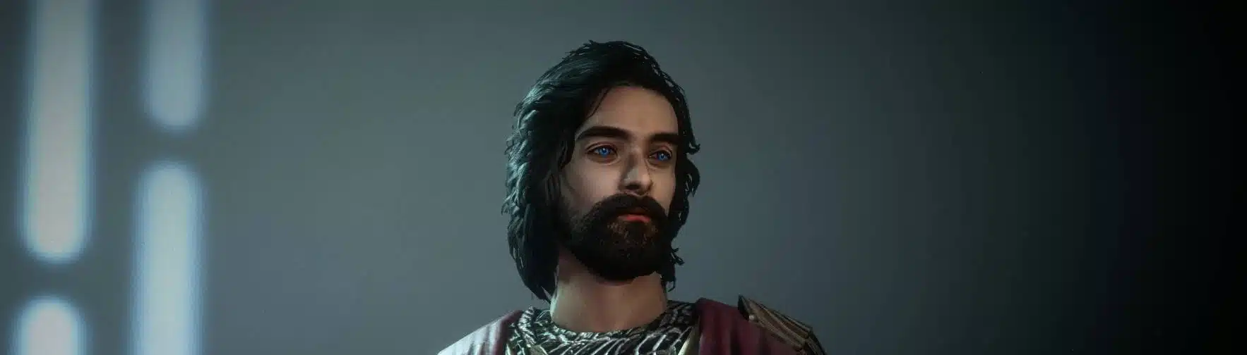Close-up of Ezra Bridger’s custom face model in Star Wars Battlefront II mod