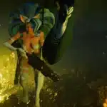 NSFW Felicia mod in Helldivers 2 jungle mission environment