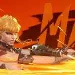 Magik mid-action in Marvel Rivals with a fiery sword intro screen.