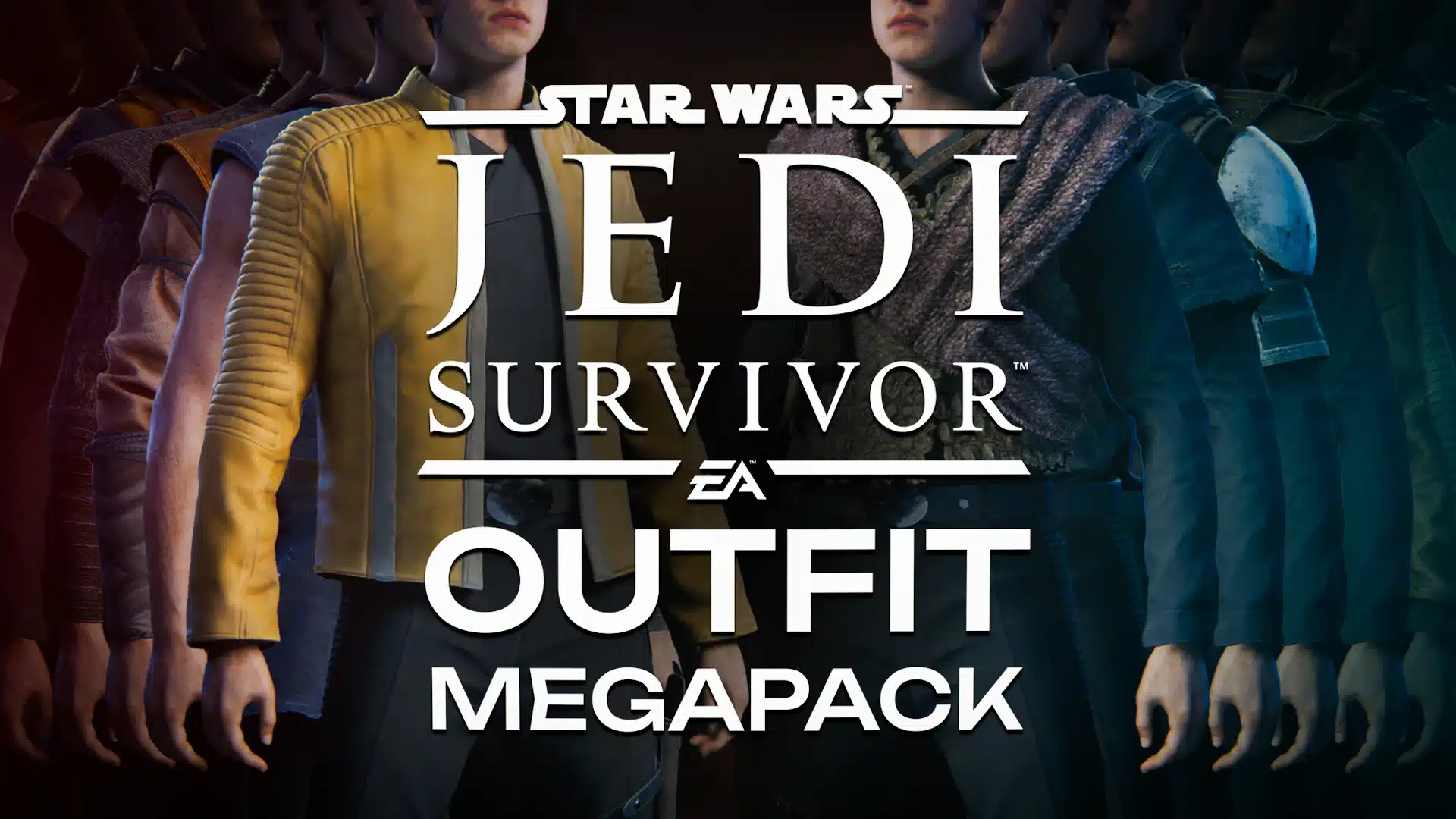 Star Wars Jedi Survivor Outfit Megapack title screen for Blade & Sorcery: Nomad