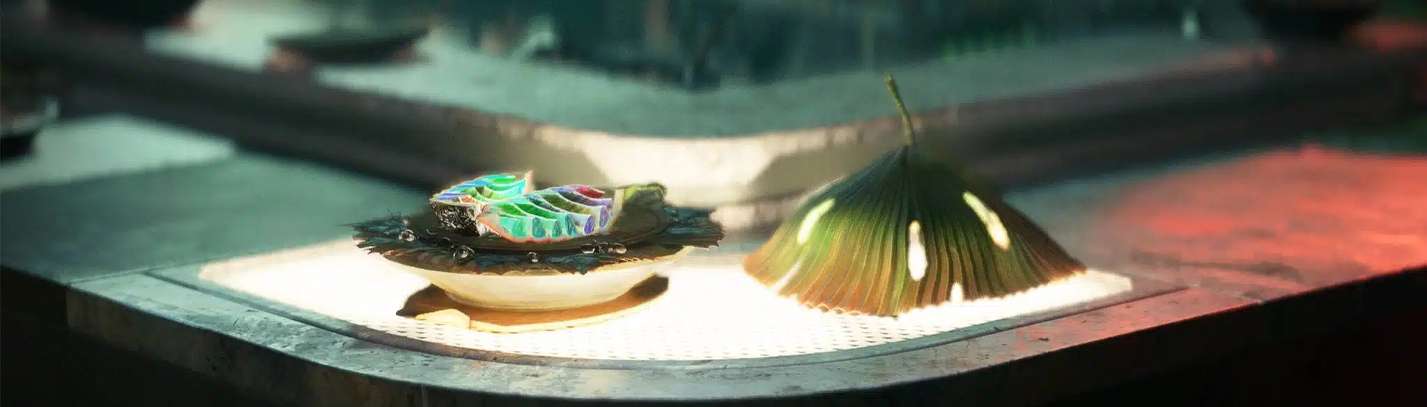 Star Wars Outlaws alien cuisine with exotic plating