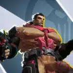 Marvel Rivals Naked Punisher mod standing shirtless with guns drawn