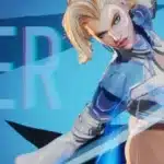 Marvel Rivals character Dagger in a revealing outfit featured in mod banner.