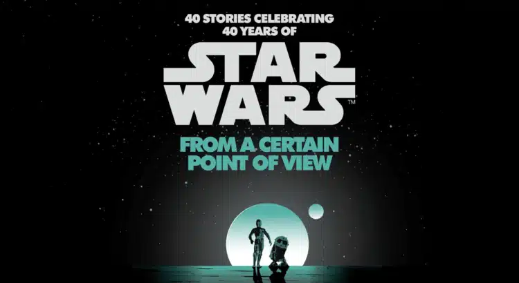 Stylized cover art featuring R2-D2 and C-3PO under the twin moons of Tatooine
