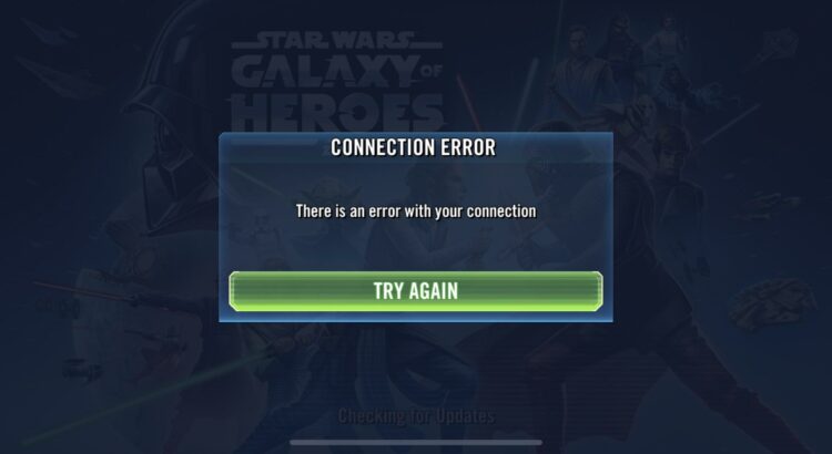 Connection Lost in a Galaxy Far, Far Away