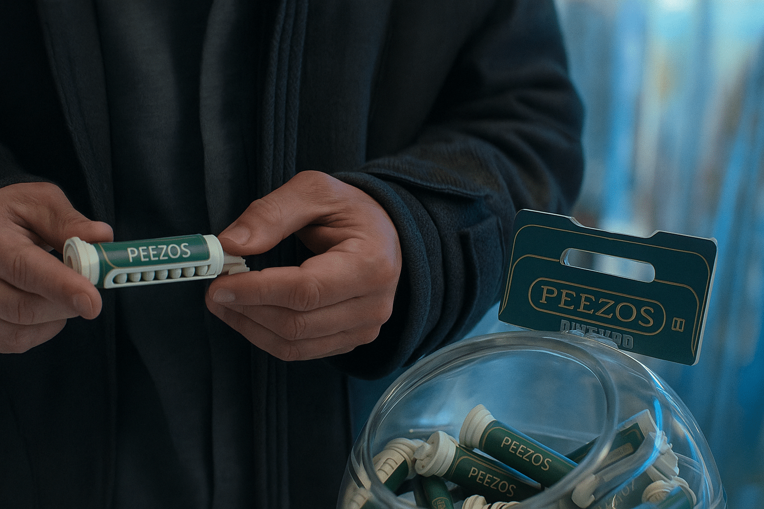 Cassian Andor holding greeny-green Peezos in Andor Season 2 Episode 4