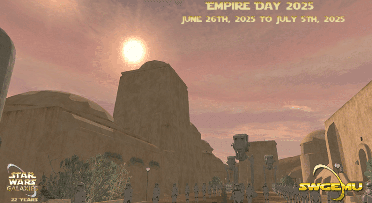 The Empire (Still) Celebrates: SWGEmu Empire Day Returns for 2025