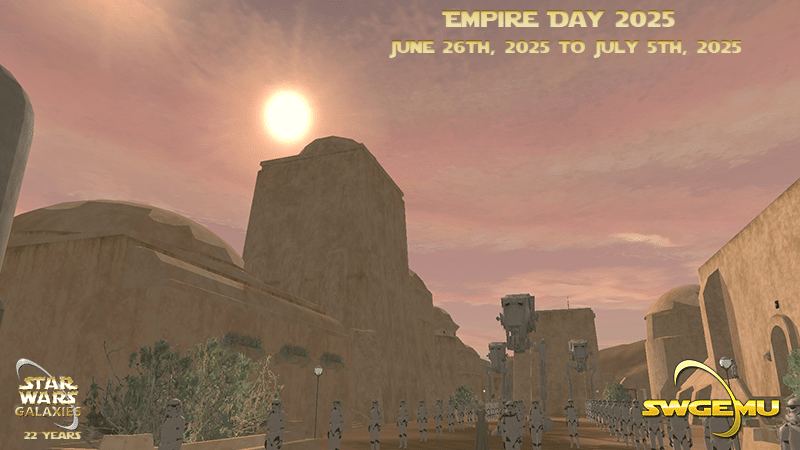 The Empire (Still) Celebrates: SWGEmu Empire Day Returns for 2025