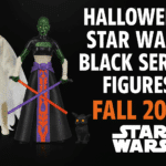 Halloween-themed Star Wars Black Series figures with Boglings from Jedi Fallen Order