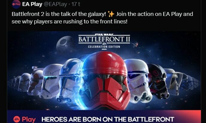 Star Wars Battlefront 2 Is Poppin’ Off Again—But EA Would Rather You Join EA Play Than Make a New Game