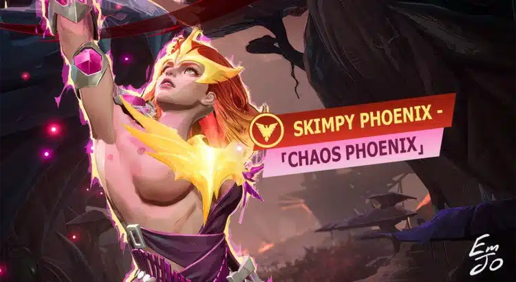 Skimpy Chaos Phoenix mod skin for Jean Grey in Marvel Rivals