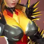 Close-up front view of Phoenix Demon Magik with exaggerated curves