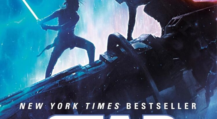 Cover art for Star Wars: The Rise of Skywalker Expanded Edition by Rae Carson featuring Rey and Kylo Ren in a dramatic lightsaber duel