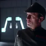 Kenneth Colley as Admiral Piett aboard a Star Destroyer in Star Wars: The Empire Strikes Back