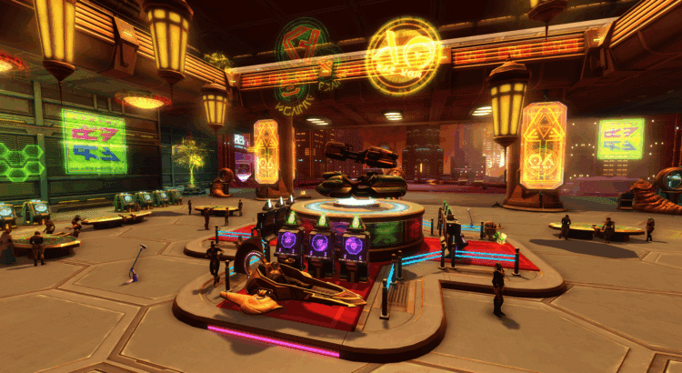 Nar Shaddaa Nightlife 2025 casino event floor in SWTOR