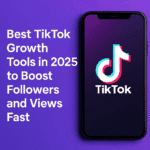 Best TikTok growth tools in 2025 displayed on smartphone screen