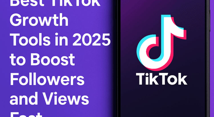 Best TikTok growth tools in 2025 displayed on smartphone screen