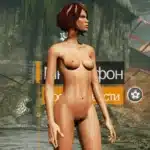 Nilin Nude Mod in Remember Me standing in Neo-Paris environment